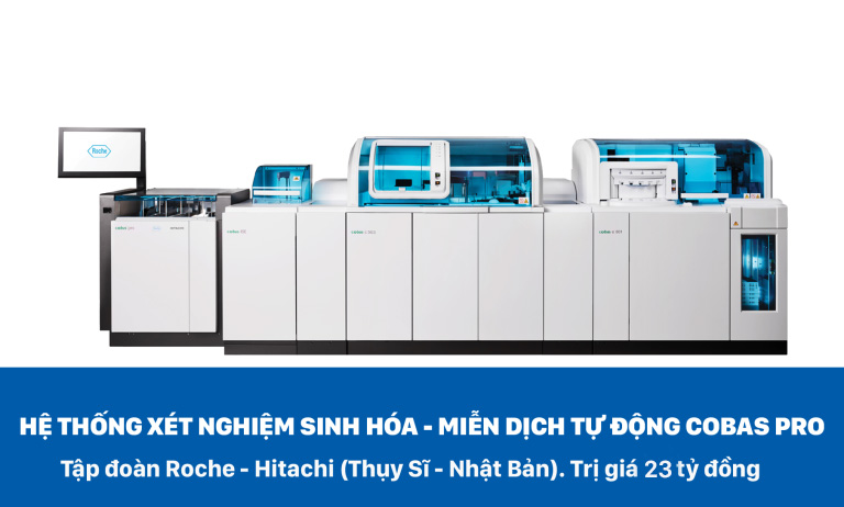 Hệ thống xét nghiệm Miễn dịch tự động Cobas Pro